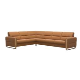 Stressless Fiona 2x3 Seater Corner Sofa - Upholstered Arms - Paloma - thumbnail 2