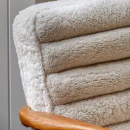 Datsun Armchair Cream Sheepskin - thumbnail 4