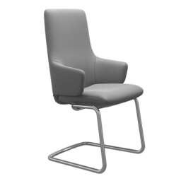 Stressless Laurel High Back Dining Chair with Cantilever Base - Large with Arms / Stressless Fabrics - thumbnail 1