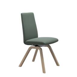 Stressless Laurel Low Back Dining Chair with Contemporary Base - Large with Arms / Stressless Fabrics - thumbnail 6