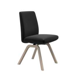 Stressless Vanilla Low Back Dining Chair with Contemporary Base - Large / Stressless Paloma - thumbnail 1