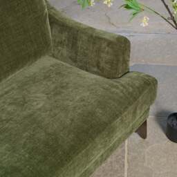 Willow 3 Seater Sofa in Olive Green - thumbnail 6