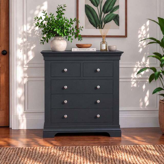 Provence 2 over 3 chest in Black - image 1