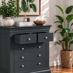 Provence 2 over 3 chest in Black - thumbnail 3
