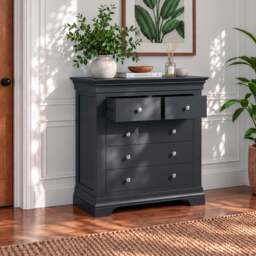 Provence 2 over 3 chest in Black - thumbnail 5