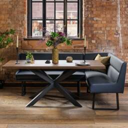 Jupiter Dark Oak Dining Table 180cm - thumbnail 2