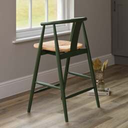 Long Island Bar Stool - Olive Green - thumbnail 2