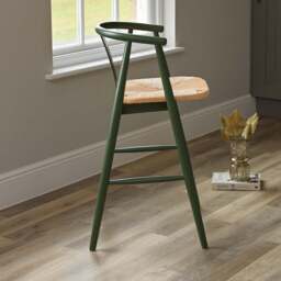 Long Island Bar Stool - Olive Green - thumbnail 3