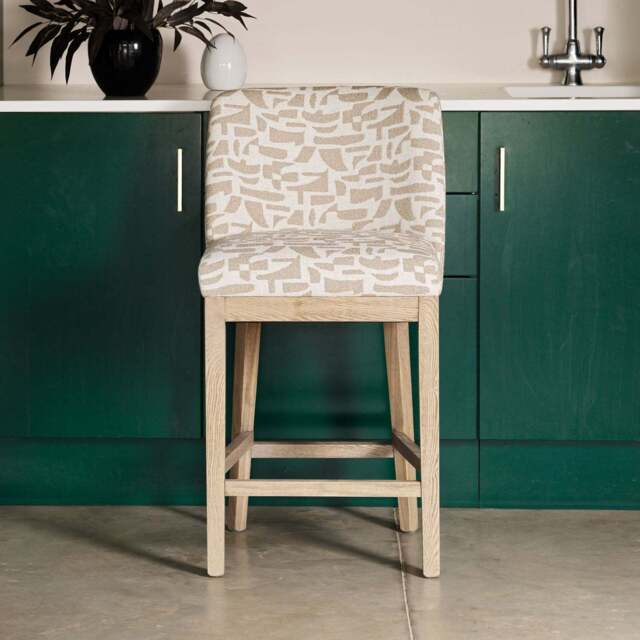 Richmond Bar Stool In Taupe - image 1