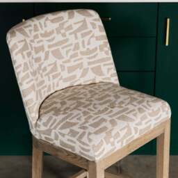 Richmond Bar Stool In Taupe - thumbnail 2