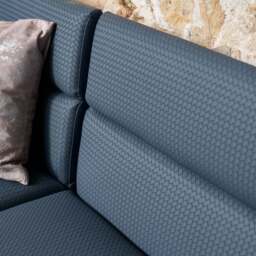 Jupiter Corner Bench in Navy - Right Hand Facing - thumbnail 5