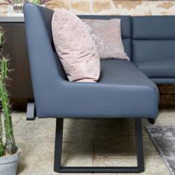 Jupiter Corner Bench in Navy - Right Hand Facing - thumbnail 3