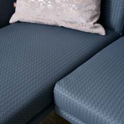 Jupiter Corner Bench in Navy - Right Hand Facing - thumbnail 4