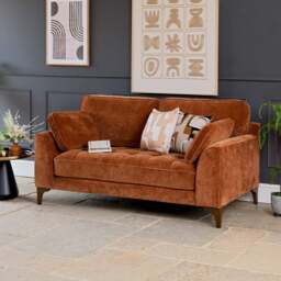 Hartpury 2 Seater Sofa in Rust - thumbnail 2