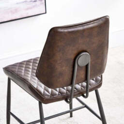 Soho Dining Table 200cm & 6 Digby Dining Chairs - Dark Brown - thumbnail 5