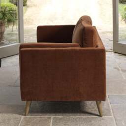 Harris 2 Seater Sofa in Rust - thumbnail 6