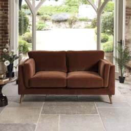 Harris 2 Seater Sofa in Rust - thumbnail 3