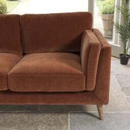 Harris 2 Seater Sofa in Rust - thumbnail 5