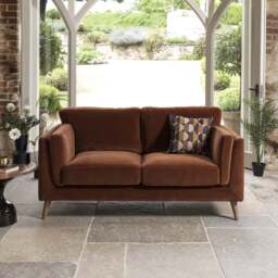 Harris 2 Seater Sofa in Rust - thumbnail 2