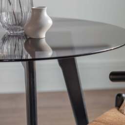 Blair Round Dining Table Black - thumbnail 2