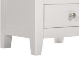 Tetbury Bedside 3 Drawers in Painted / Oak - thumbnail 5