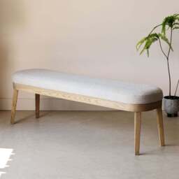 Hampton Dining Bench - Grey - thumbnail 5