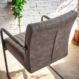 Adele Pocket Sprung Dining Chair - Anthracite (Set of 2) - thumbnail 3