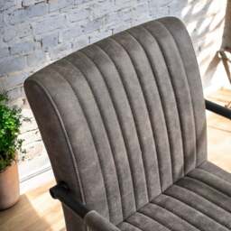 Adele Pocket Sprung Dining Chair - Anthracite (Set of 2) - thumbnail 5