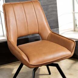 Lily Spice Tan Dining Chair - thumbnail 3