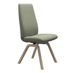 Stressless Laurel High Back Dining Chair with Contemporary Base - Medium / Stressless Fabrics - thumbnail 1
