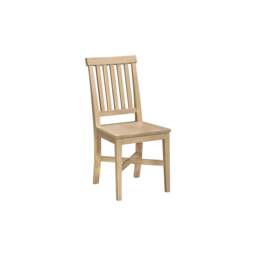 Tetbury Dining Chair With Wooden Seat in Natural Oak - thumbnail 3