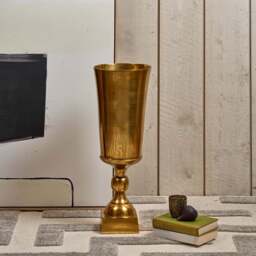 Cone Vase in Gold - Medium - thumbnail 1