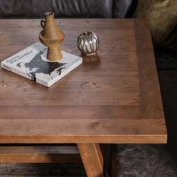 Brisbane 200cm Dining Table & Industrial Corner Bench in Grey - thumbnail 5