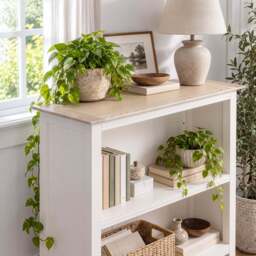 Chiltern Small Low Bookcase 1m - thumbnail 5