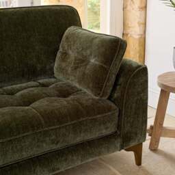 Hartpury 3 Seater Sofa in Green - thumbnail 6