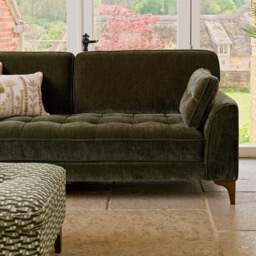 Hartpury 3 Seater Sofa in Green - thumbnail 4