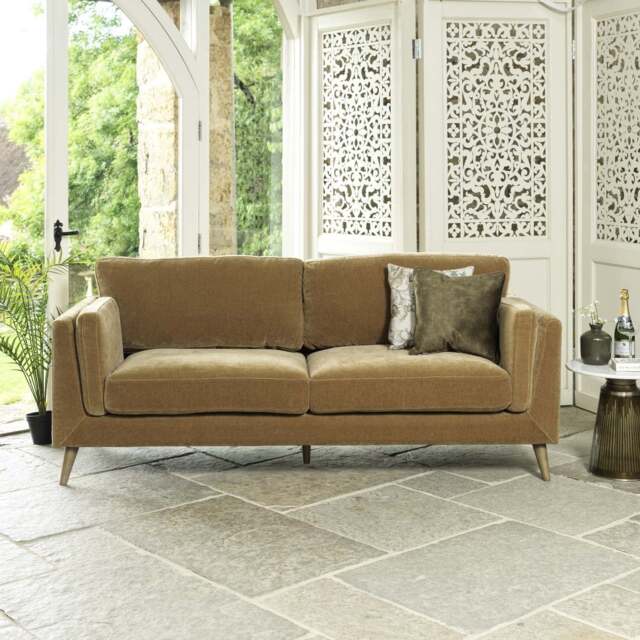 Harris 3 Seater Sofa in Lion - image 1
