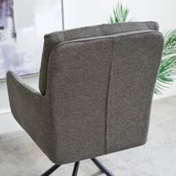 Parma Grey Dining Chair - Pocket Sprung (Set of 2) - thumbnail 5