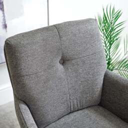 Parma Grey Dining Chair - Pocket Sprung (Set of 2) - thumbnail 6