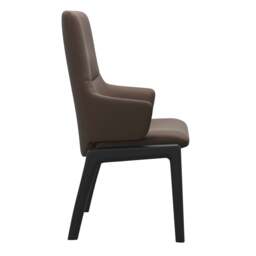 Stressless Mint High Back Dining Chair with Traditional Base - Large / Stressless Batick - thumbnail 6