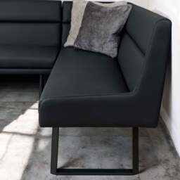 Jupiter Corner Bench in Black LHF - thumbnail 3