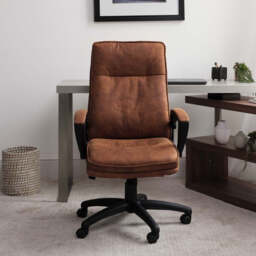 Porto Office Chair - Tan - thumbnail 2
