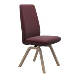 Stressless Vanilla High Back Dining Chair with Contemporary Base - Large / Stressless Batick - thumbnail 3
