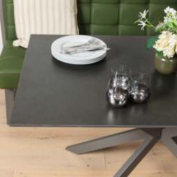 Saturn Dining Table 135cm in Dark Grey - thumbnail 3