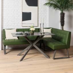 Saturn Dining Table 135cm in Dark Grey