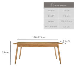 Ercol 3661 Teramo Medium Extending Dining Table - thumbnail 4