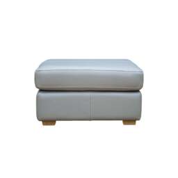 G Plan Seattle Footstool with Show Wood - G Plan 2025 - Leather N