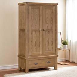 Ledbury 2 Door 1 Drawer Wardrobe - thumbnail 2