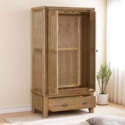Ledbury 2 Door 1 Drawer Wardrobe - thumbnail 3