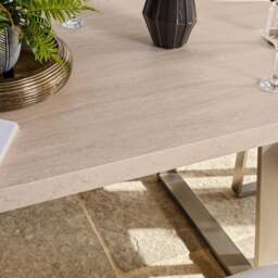 Neptune 180cm Dining Table with LHF Corner Bench - Misty - thumbnail 4